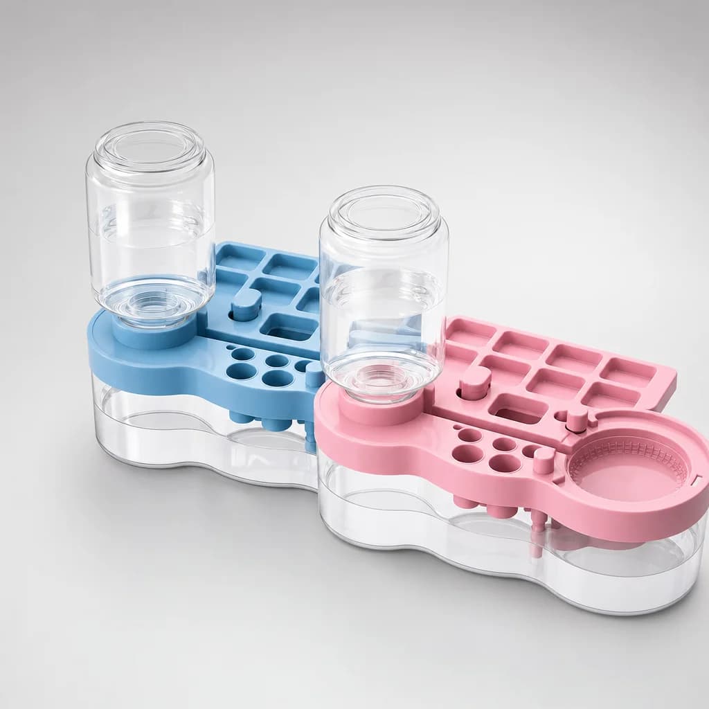 Blue and pink Piveli Brush Washers